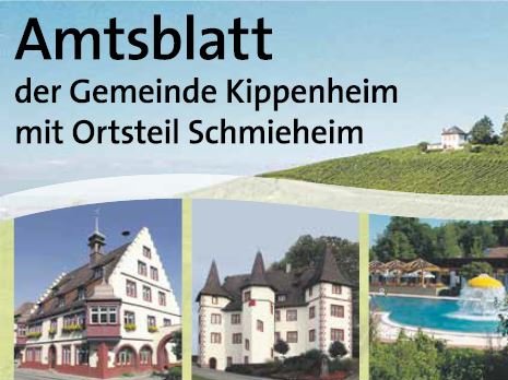 Titelblatt vom Mitteilungsblatt Kippenheim